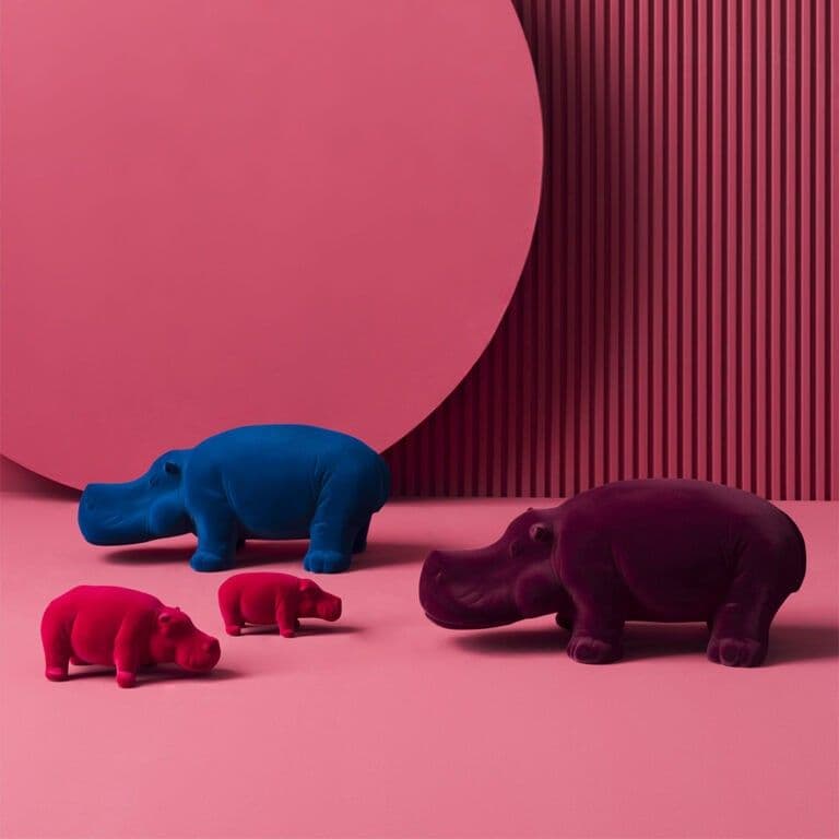 Hippo Mini Viola VELVET – Adriana&Rossi