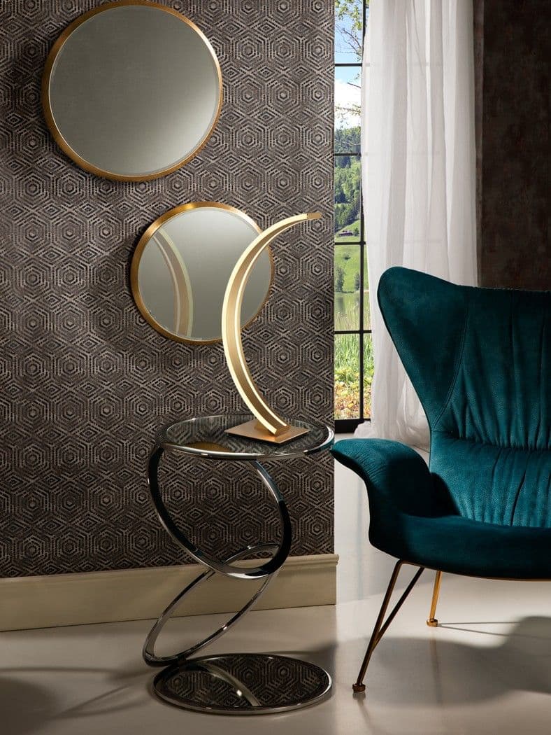 ARCUS настолна LED лампа, златисто – Schuller 589316
