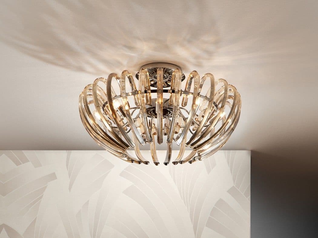 ·ARIADNA· CHAMPAGNE CEILING LAMP 9L. – Schuller 876360