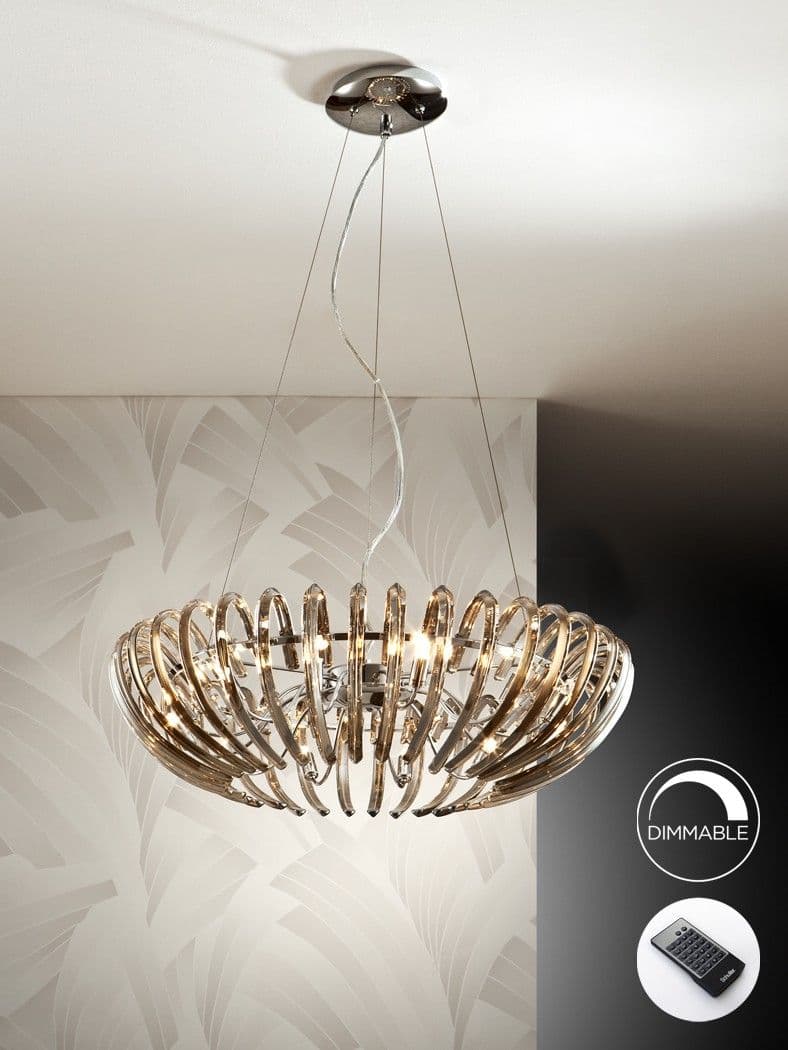·ARIADNA· CHAMPAGNE LAMP 12L.DIMMABLE – Schuller 876124D