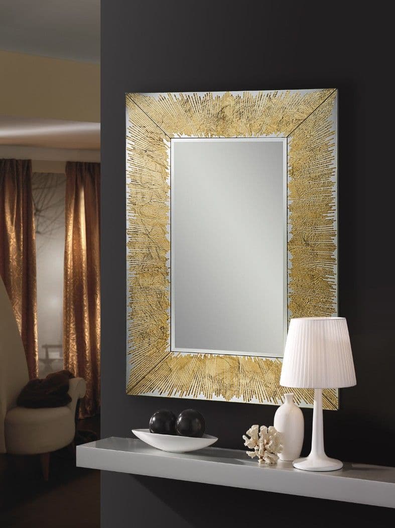 AURORA златисто огледало 120 x 80 см. – Schuller 569106