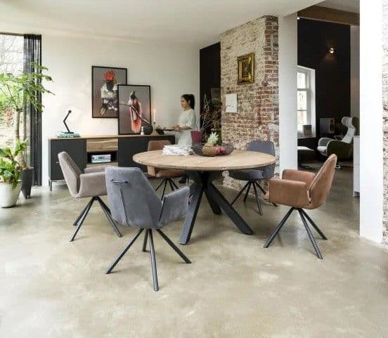 COLOMBO кръгла трапезарна маса Ø 150 см. – HABUFA 38540