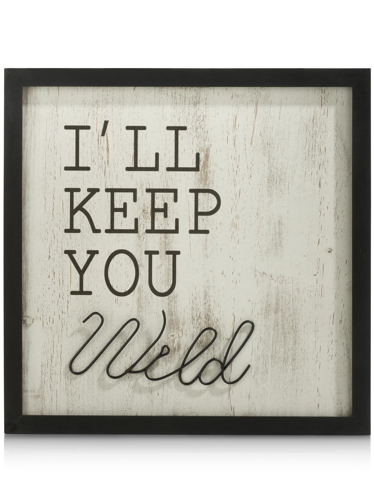 KEEP YOU WILD декорация за стена, 40 x 40 cm. – HABUFA 41589ZWA