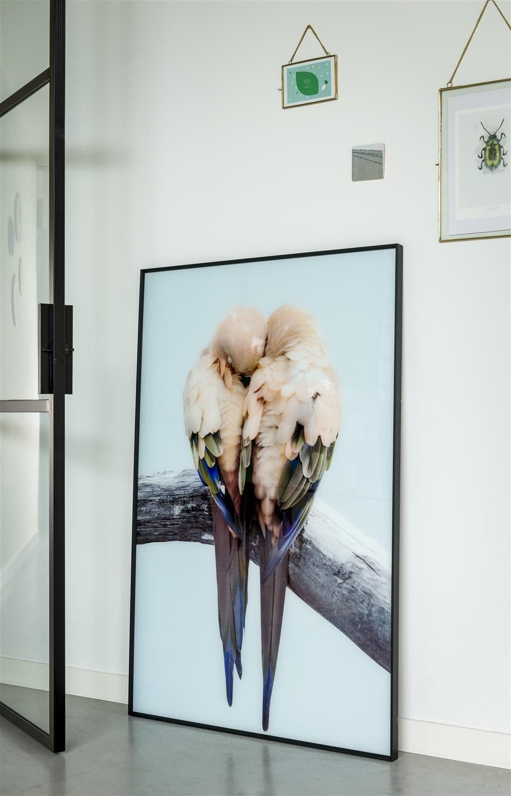 LOVEBIRDS картина върху стъкло 140 х 90 см. – HABUFA 44257MCL