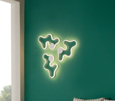 MAREA аплик, LED, бяло – Schuller 723955