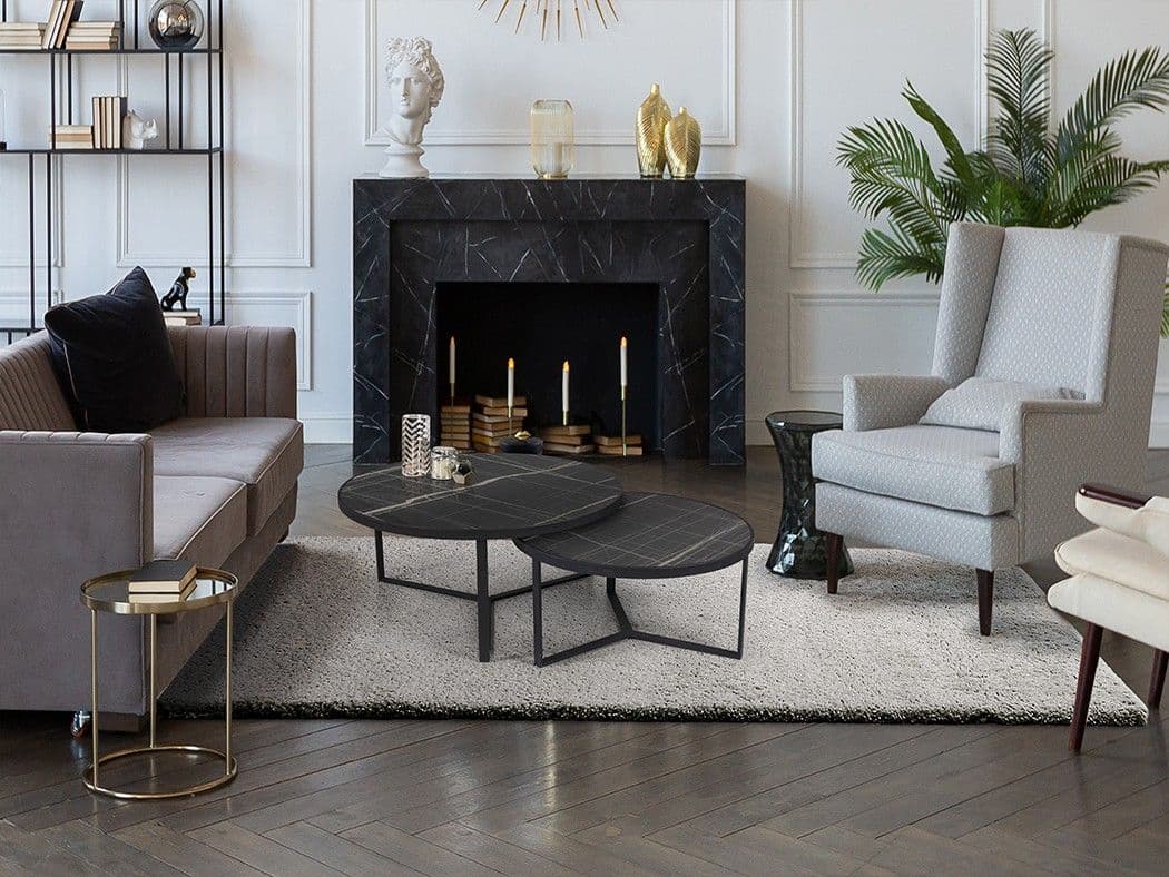 Naira сет холни маси BLACK MARBLE – Schuller 719232