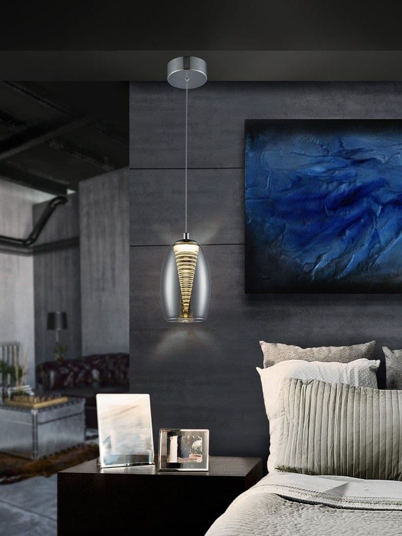 NEBULA висяща LED лампа, 1L., хром – Schuller 584102