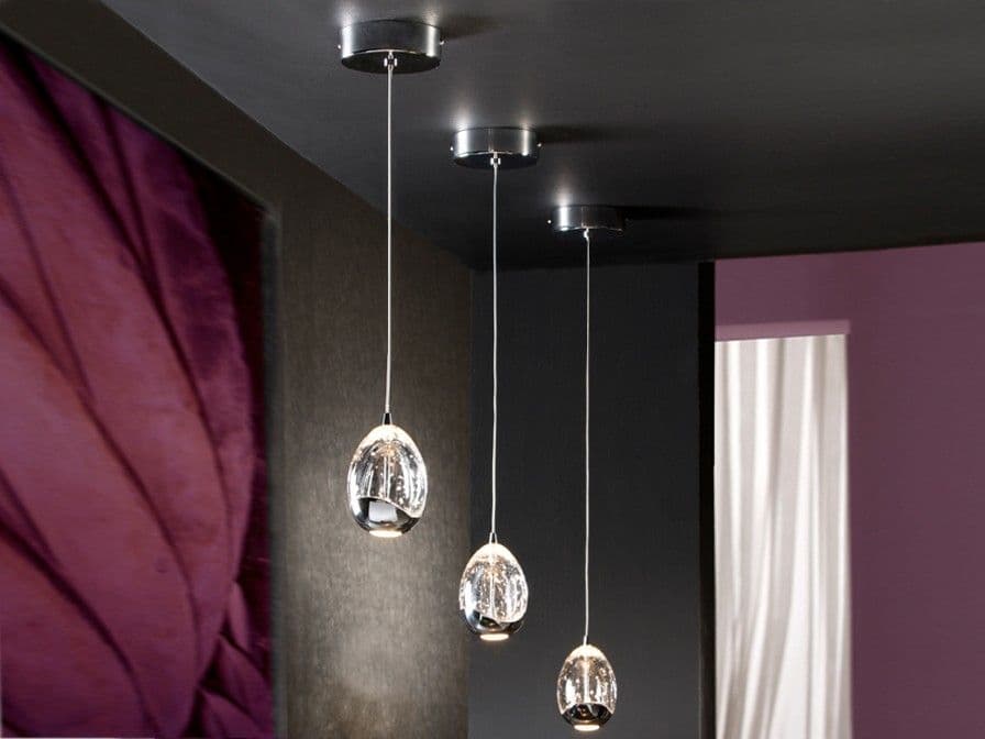 ROCIO висяща LED лампа, 1L., хром – Schuller 784326