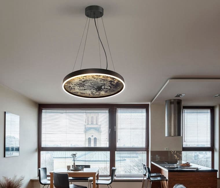 Stone полилей LED black – Schuller