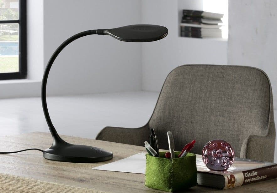 SCOOP настолна LED лампа, черно – Schuller 552764