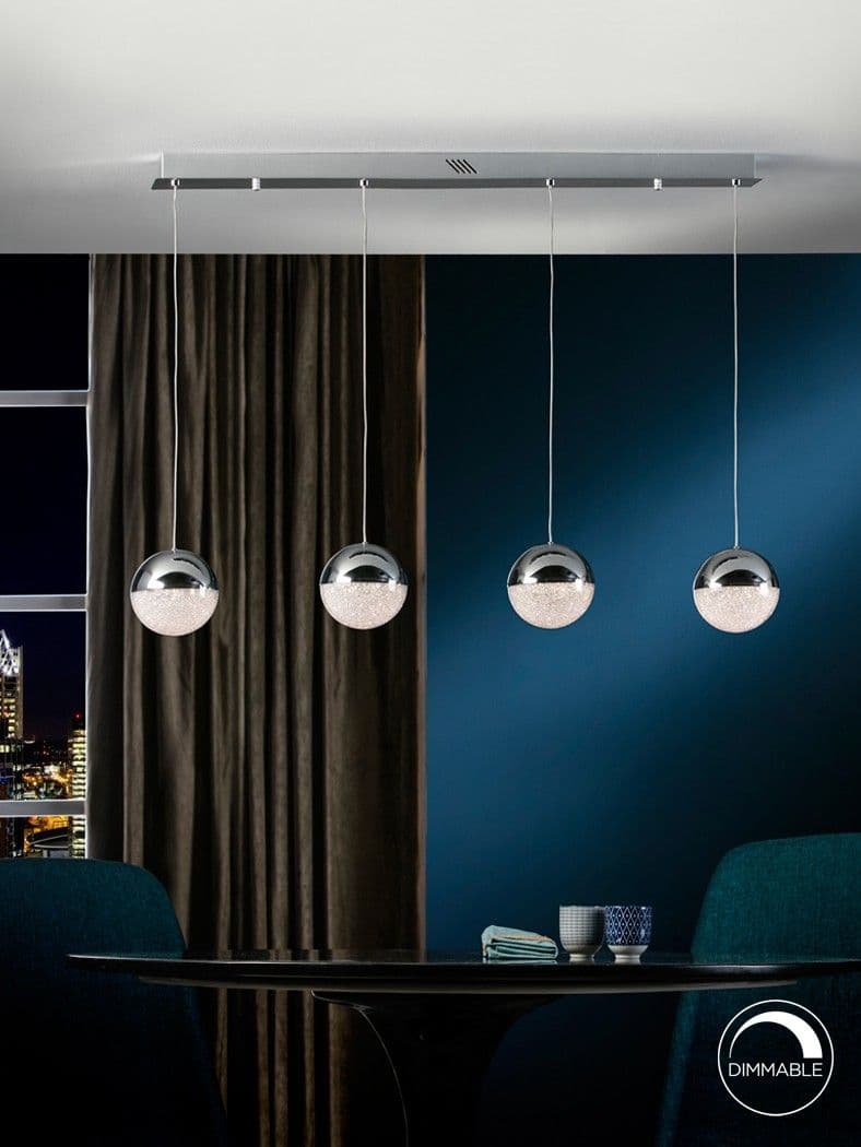 SPHERE висяща LED лампа, 4L. – Schuller 793635